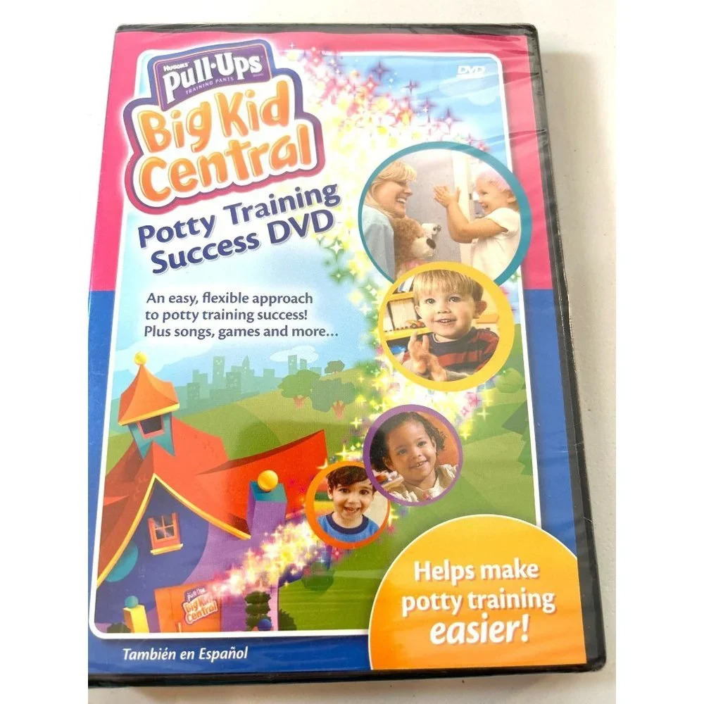 Pull ups Big Kid Central Potty Training DVD New Sealed